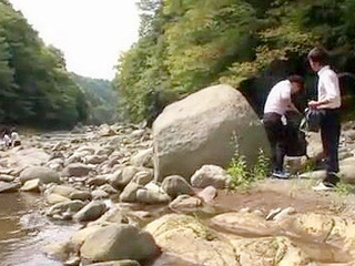 Busty Schoolgirl Gets Fucked by a Voyeuristic Nippon Maniac