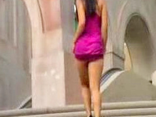 Get Naughty with Sexy Oriental Model in Public Exposure